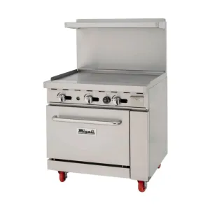 Migali C-RO-36G-NG 36" Natural Gas Oven with 36” Griddle