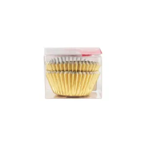 MiniWare Gold Foil Baking Cups 40pc