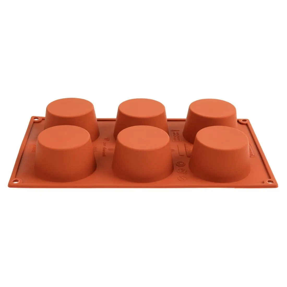 N933 Pavoni Formaflex Silicone Muffin Mould 6 Cup