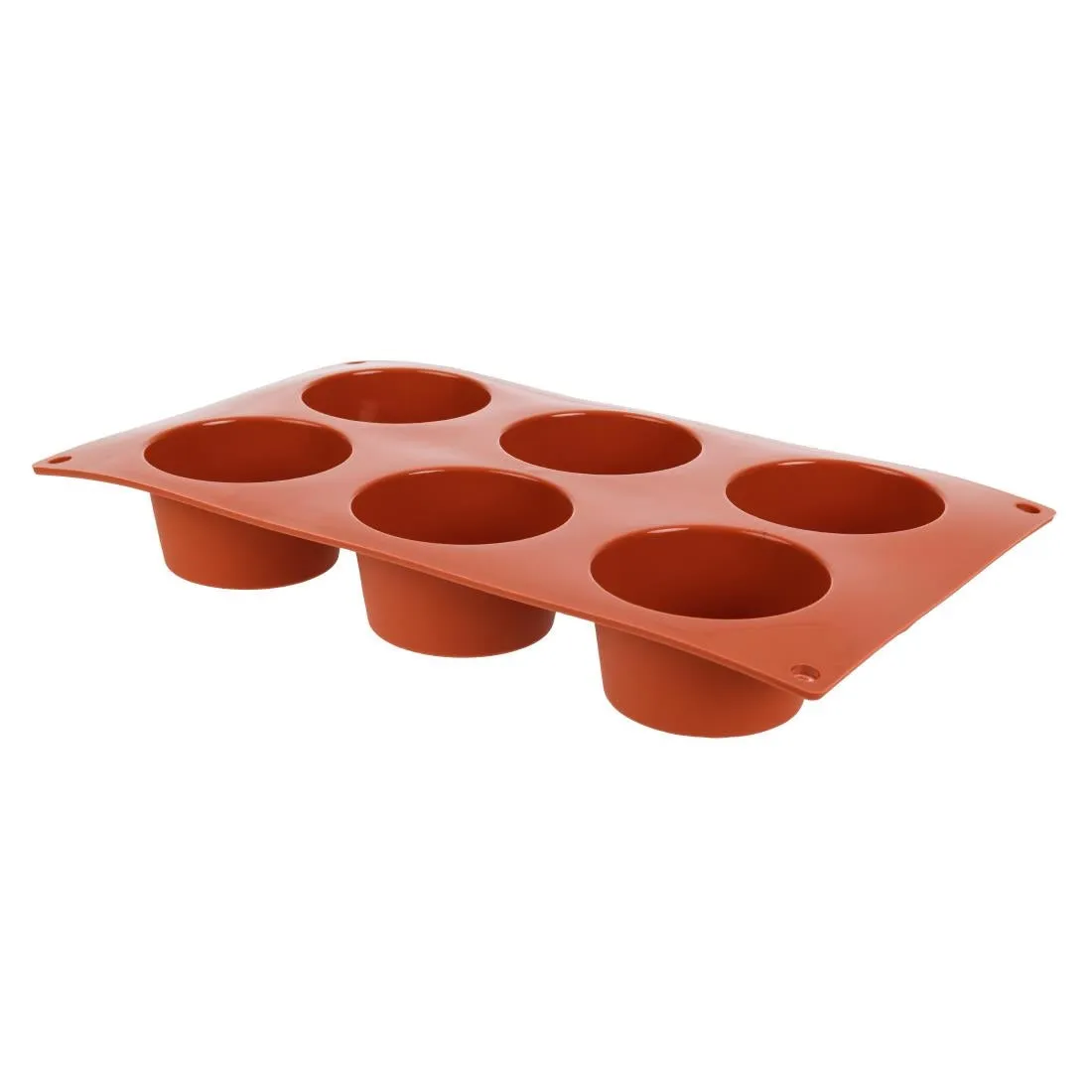 N933 Pavoni Formaflex Silicone Muffin Mould 6 Cup