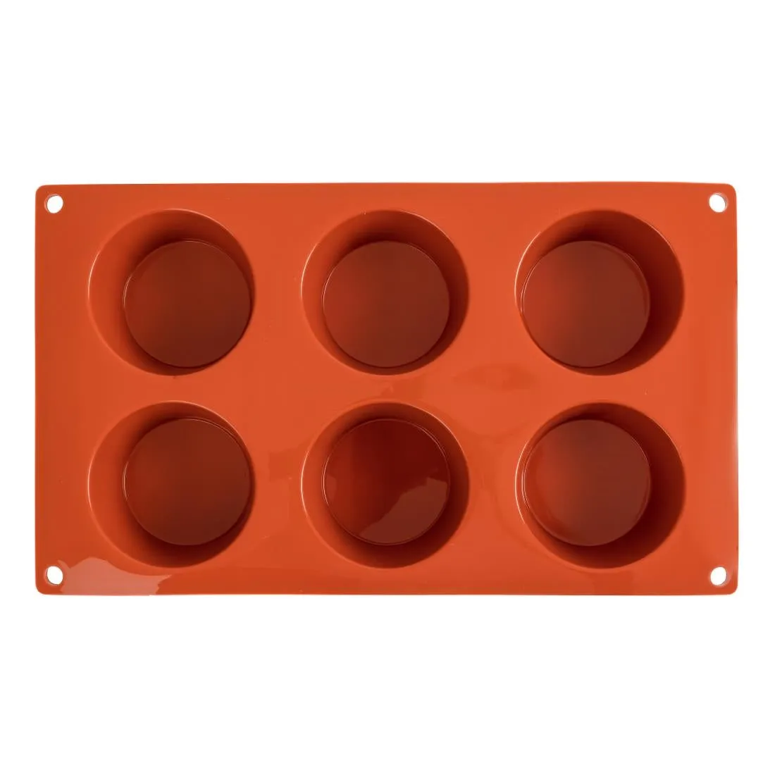 N933 Pavoni Formaflex Silicone Muffin Mould 6 Cup