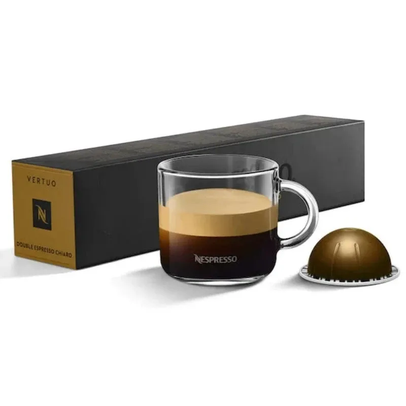 Nespresso Double Espresso Chiaro Vertuo line Pods