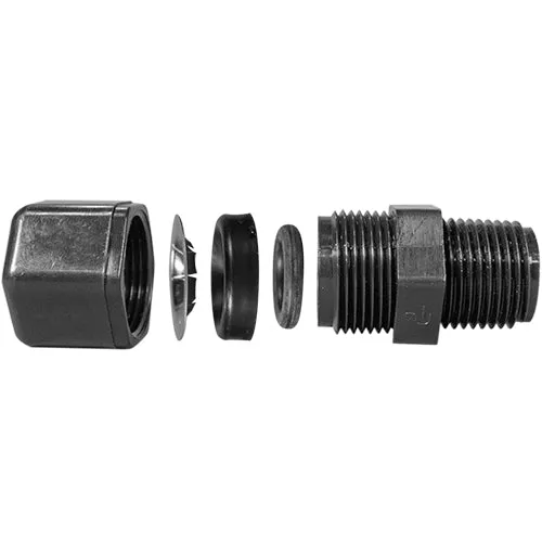 Parker Compression Fitting - 3/8" Thread x 3/8" Tubing