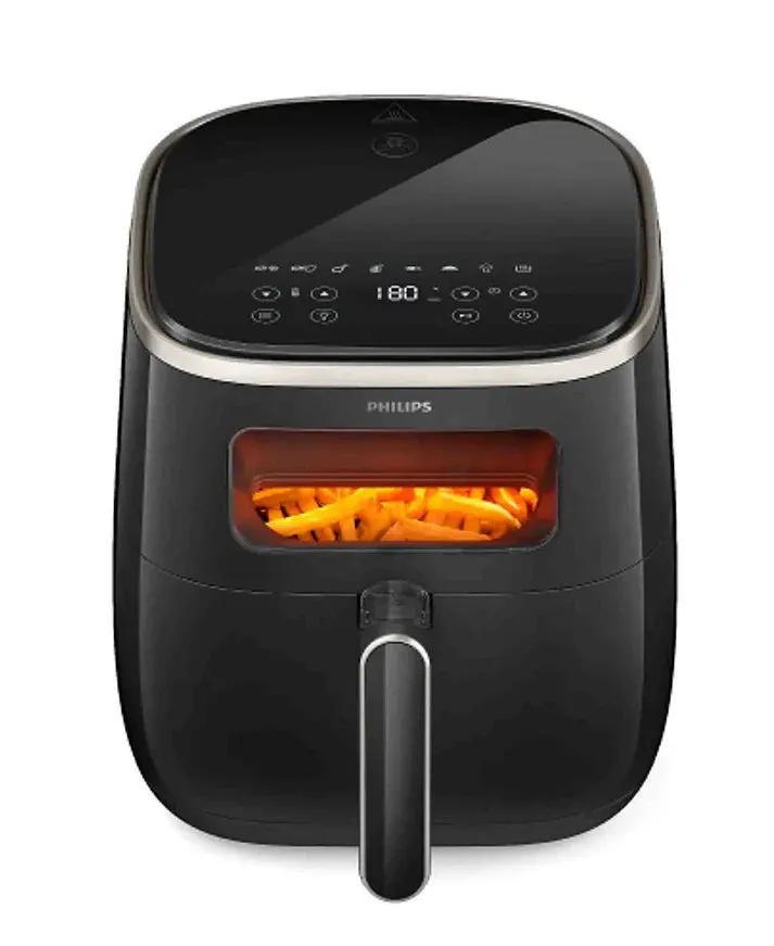 Philips 3000 Series Digital Window XL Airfryer Black -  HD9257/80