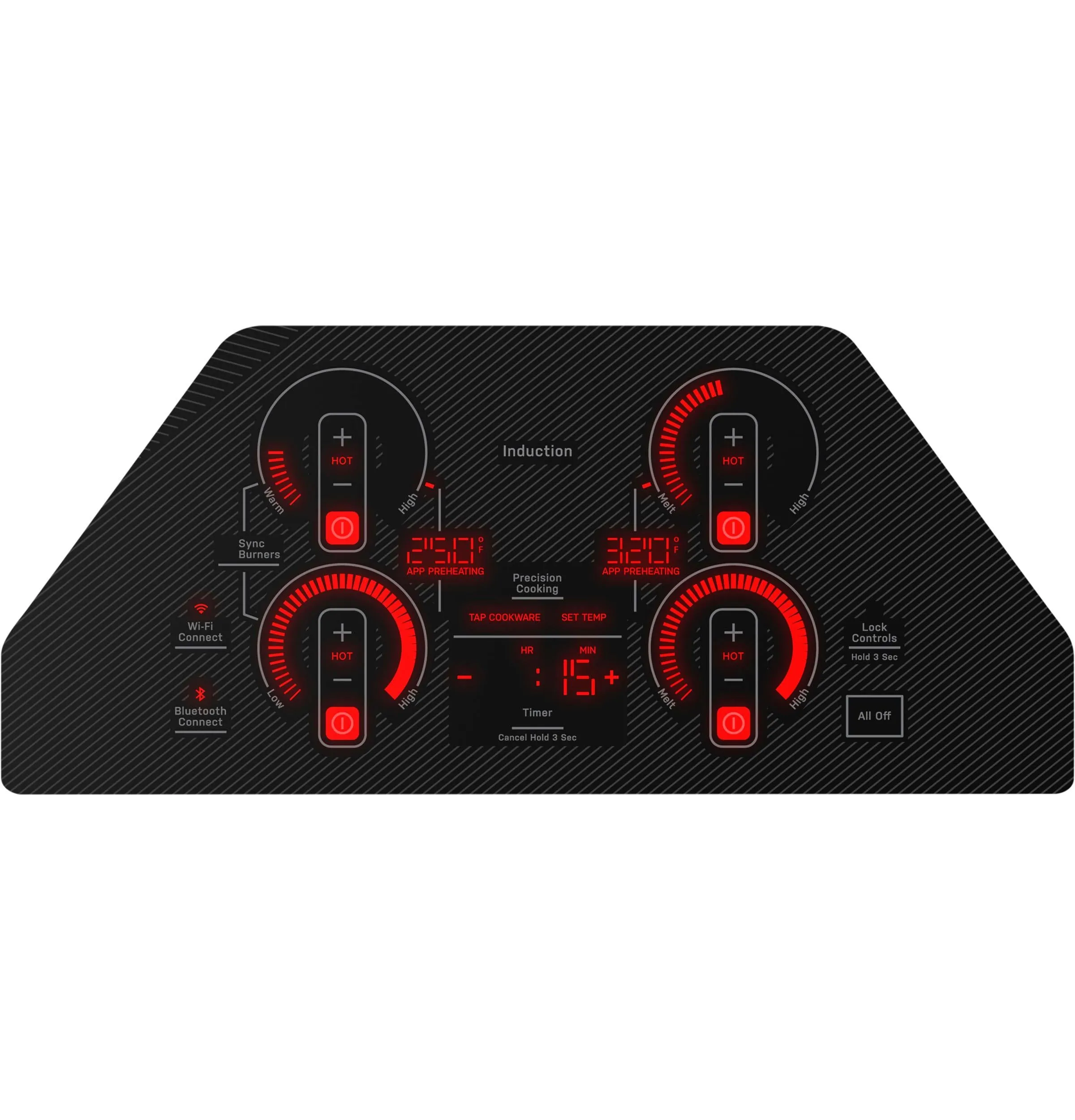 PHP9030DTBB GE Profile™ 30" Built-In Touch Control Induction Cooktop