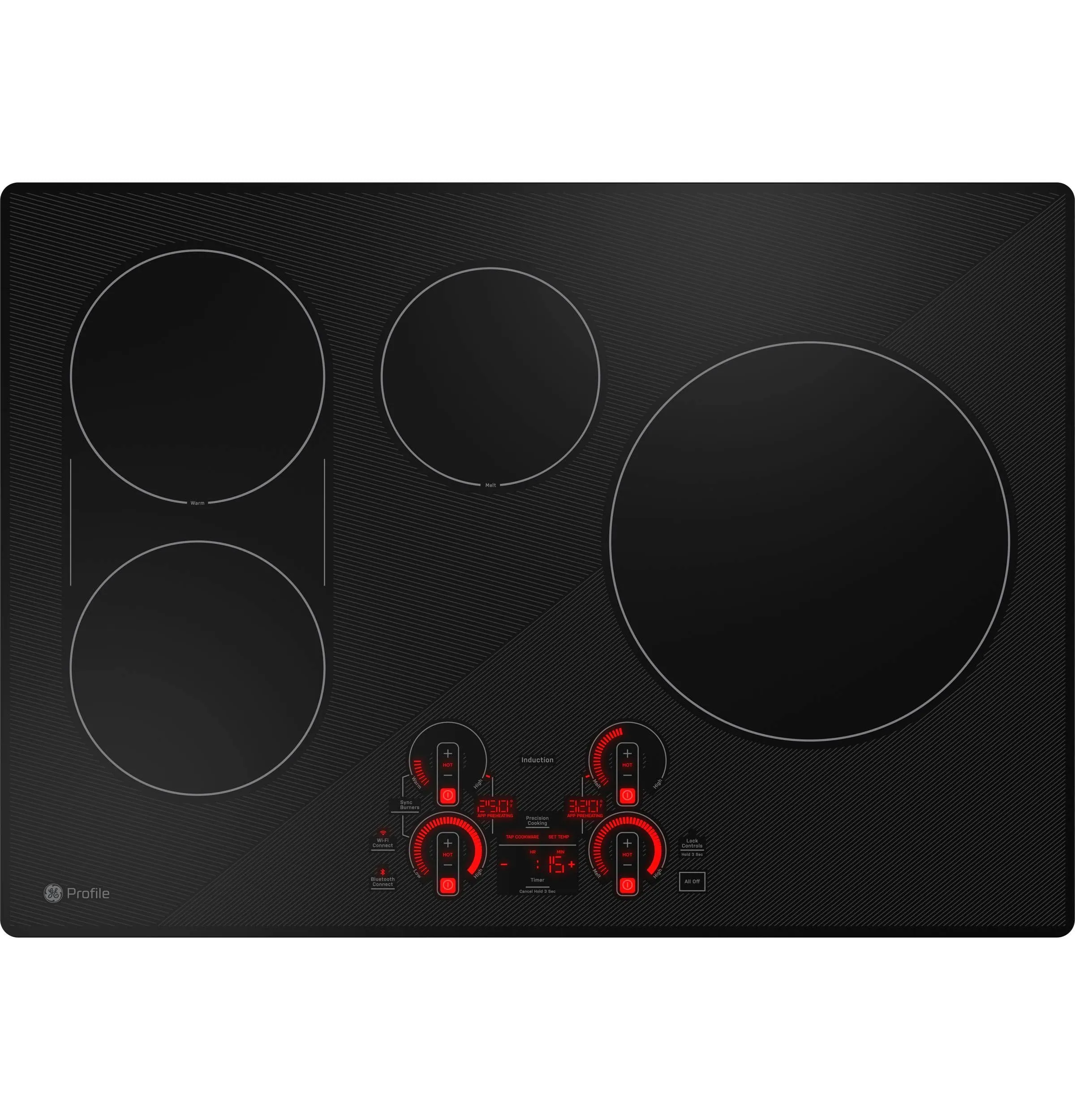 PHP9030DTBB GE Profile™ 30" Built-In Touch Control Induction Cooktop