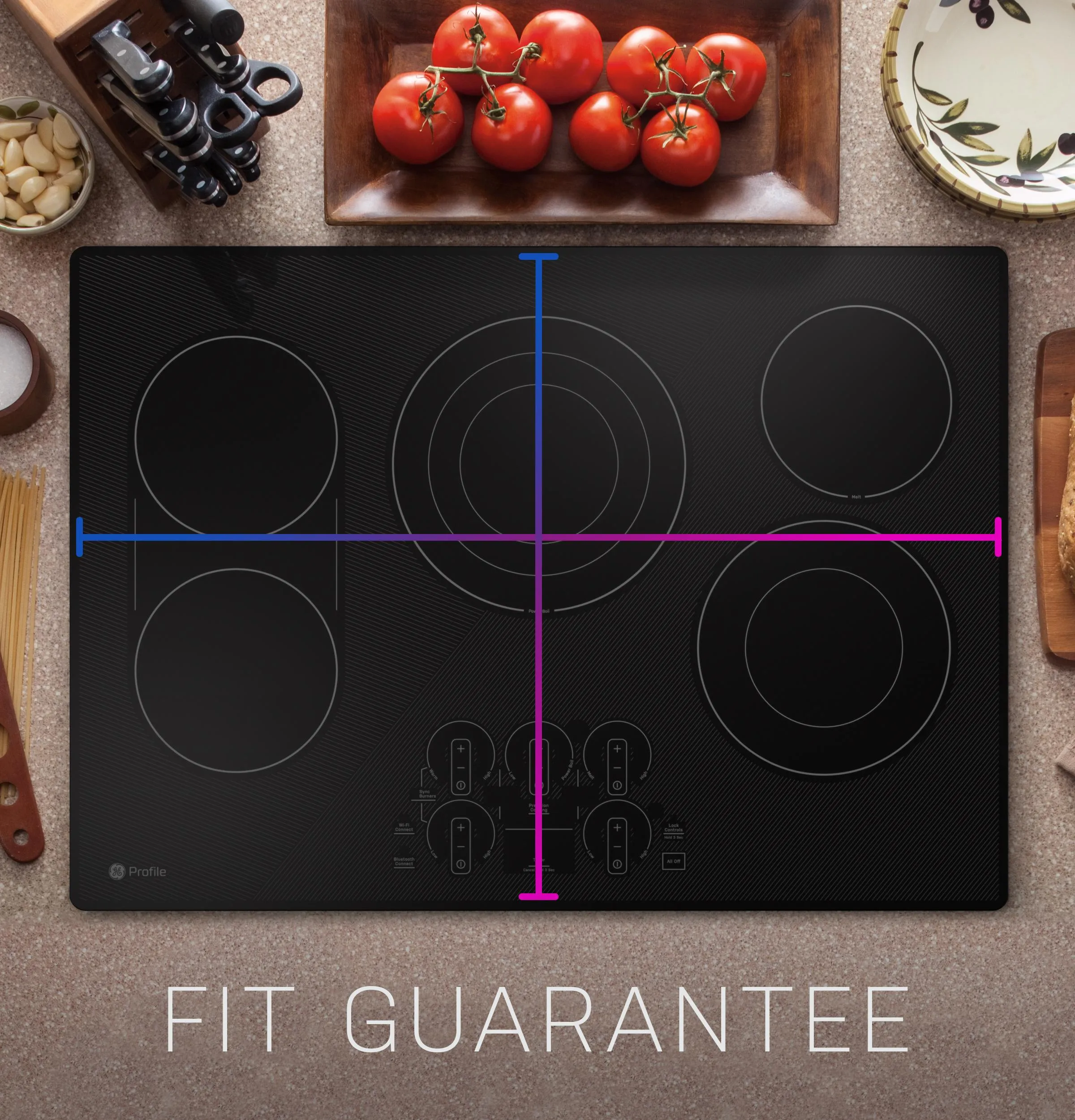 PHP9030DTBB GE Profile™ 30" Built-In Touch Control Induction Cooktop