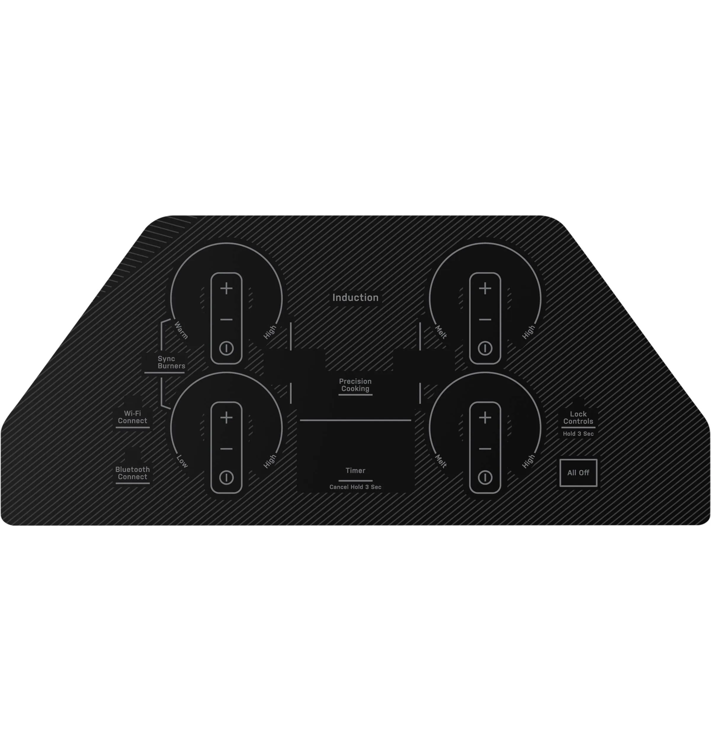 PHP9030DTBB GE Profile™ 30" Built-In Touch Control Induction Cooktop