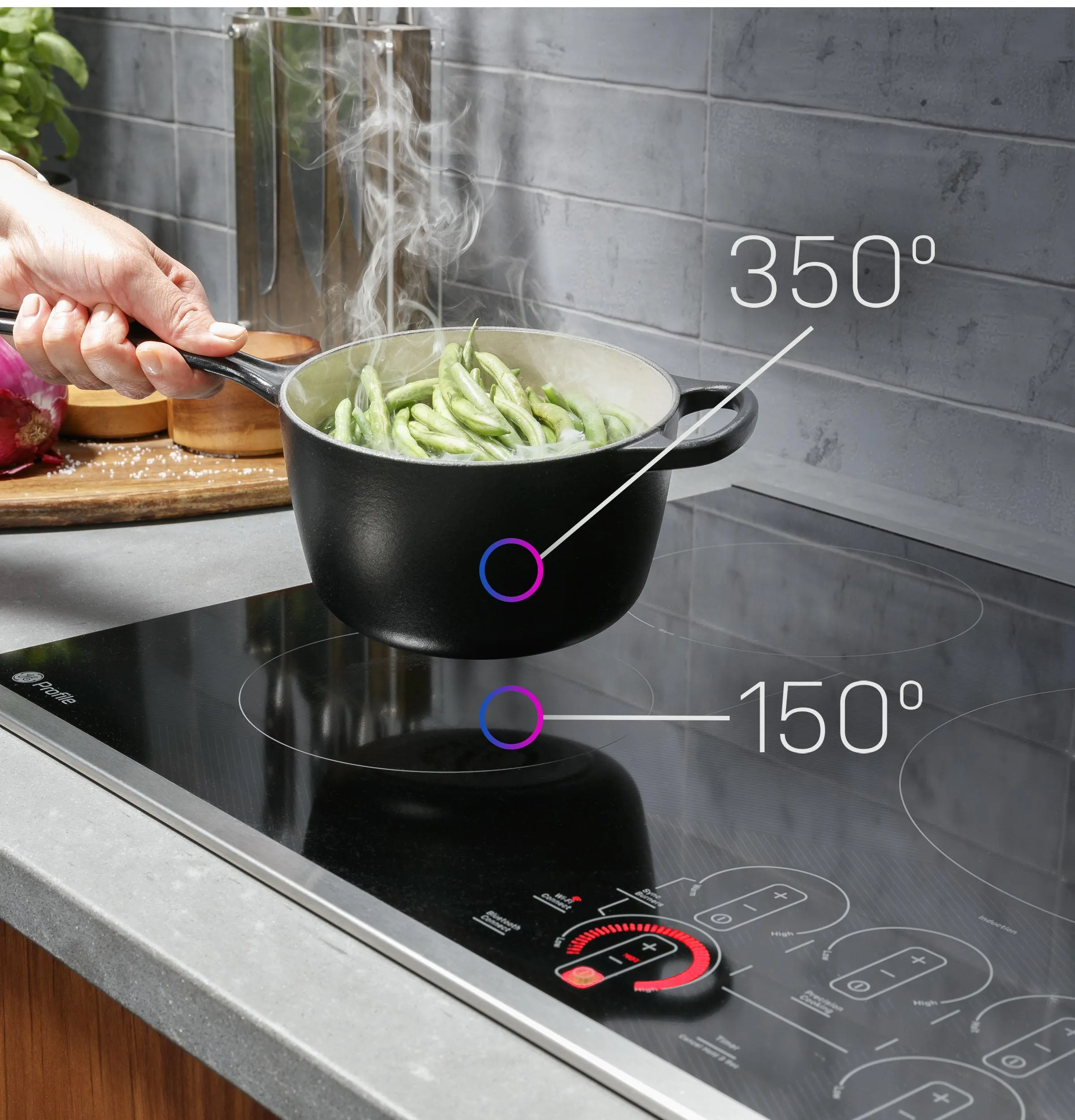 PHP9030DTBB GE Profile™ 30" Built-In Touch Control Induction Cooktop