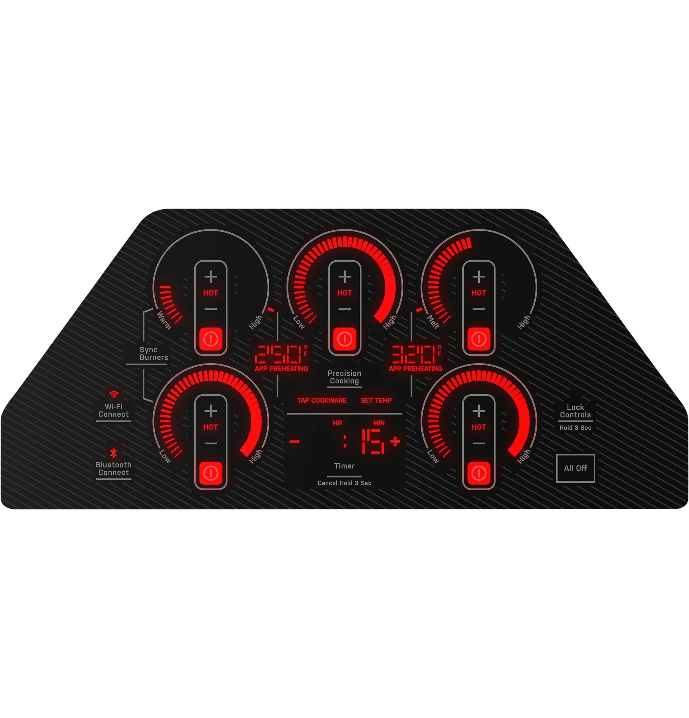 PHP9036DTBB GE Profile™ 36" Built-In Touch Control Induction Cooktop