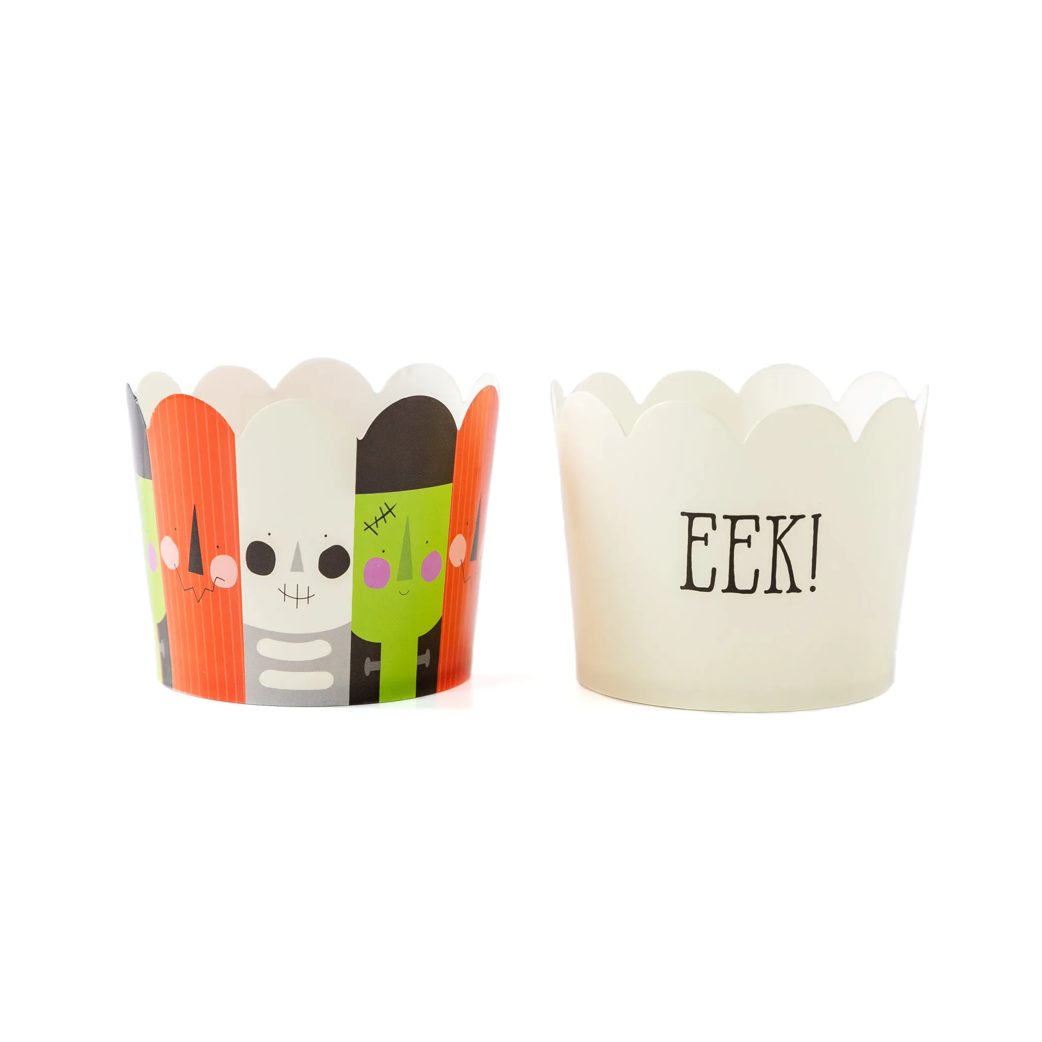 PLCC721 - Eek! Faces Food Cups (50 pcs)