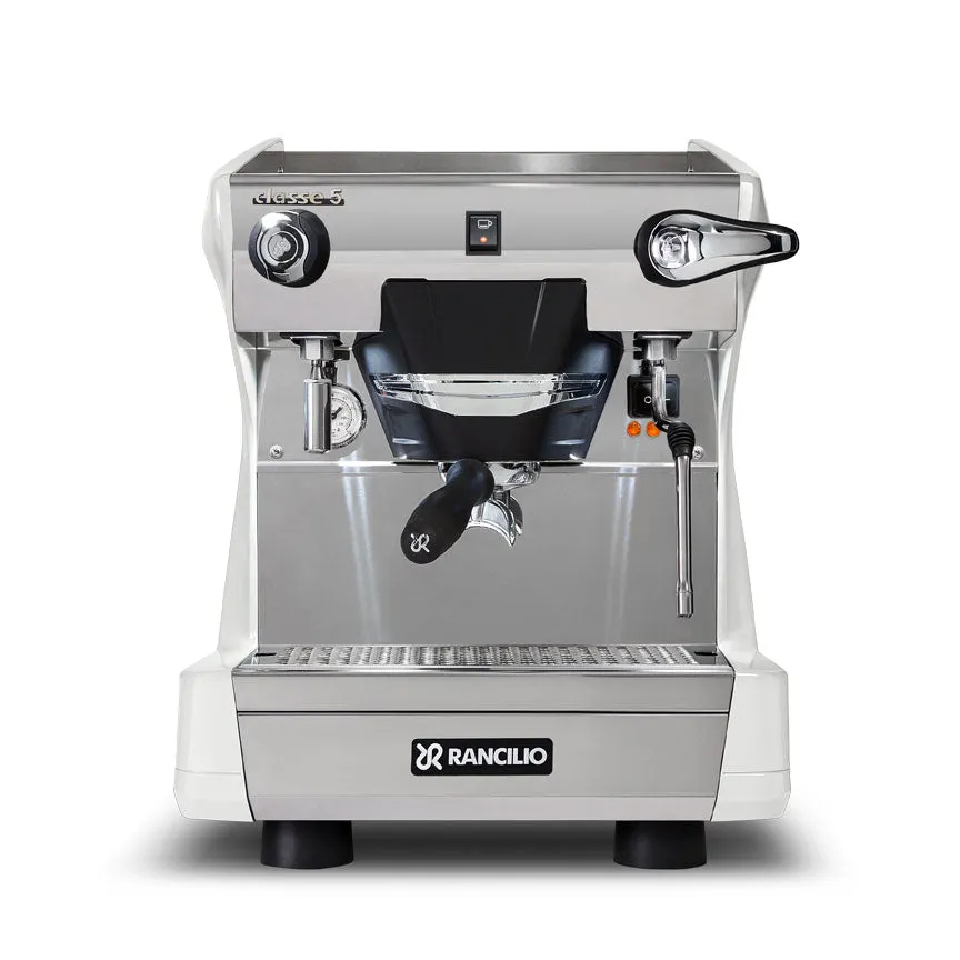 Rancilio Classe 5 S 1 Group Tank Semi-Automatic Espresso Machine - Ice White