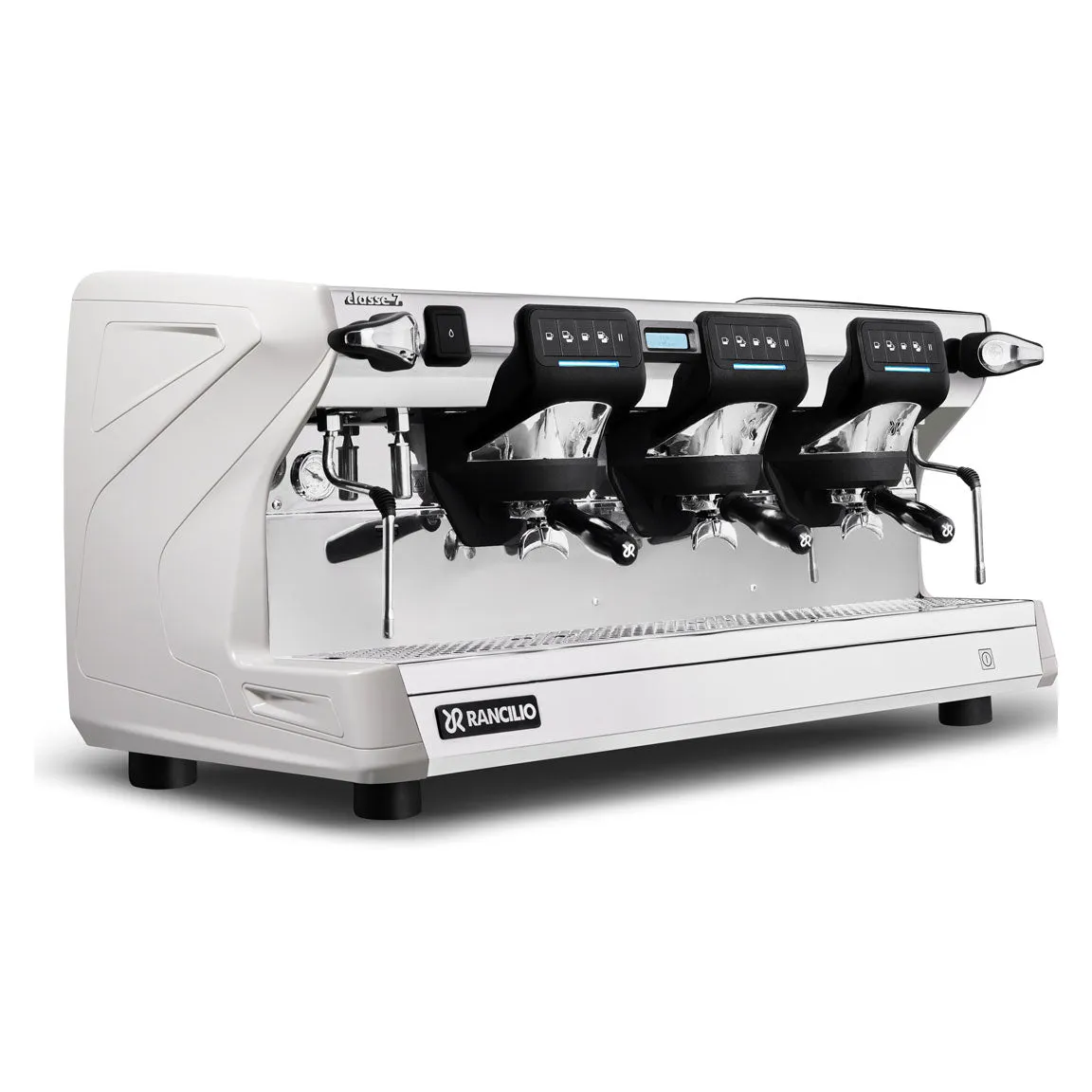 Rancilio Classe 7 USB 3 Group Volumetric Espresso Machine - Ice White