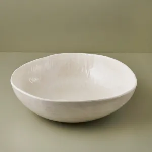 Relish Melamine Serving Bowl / Cream