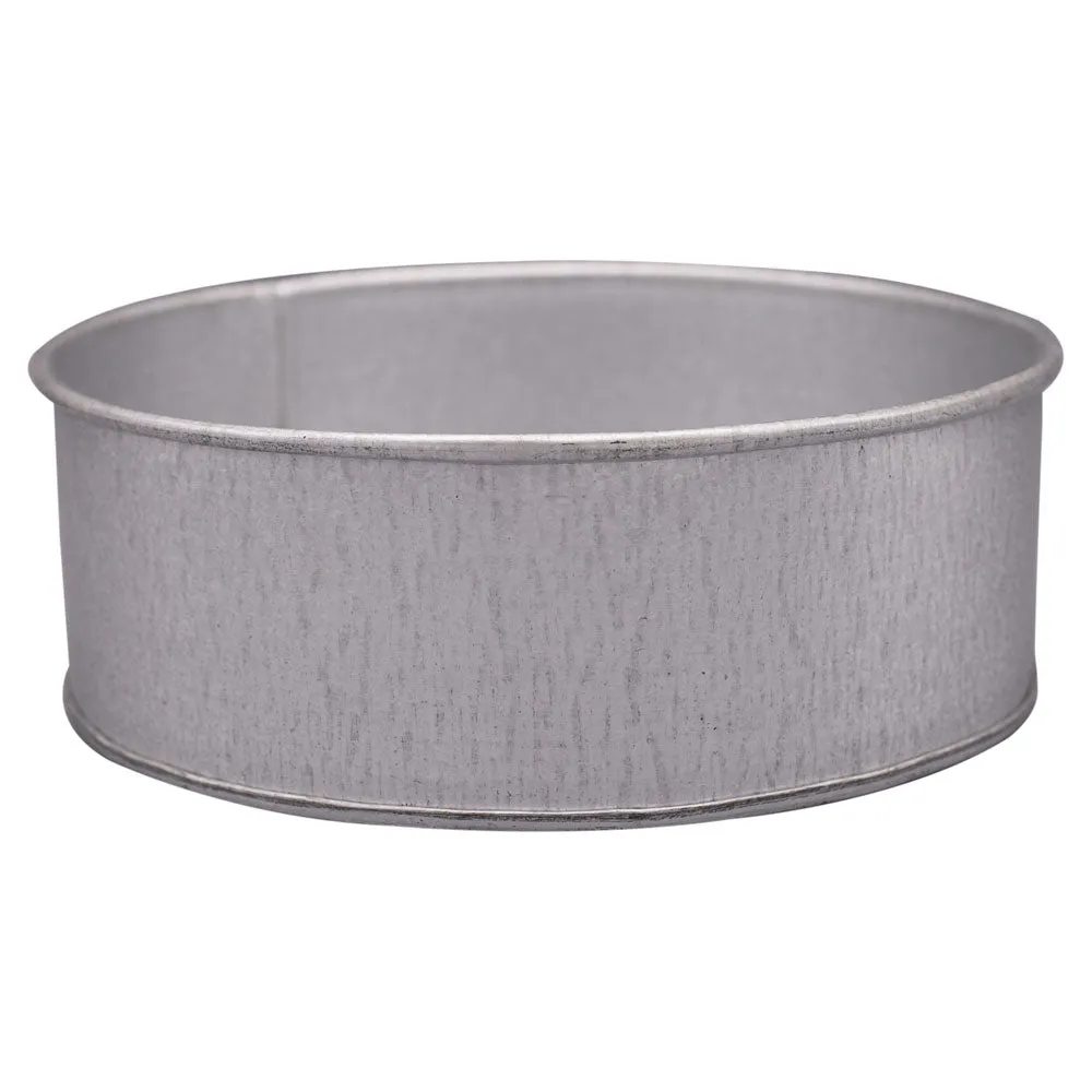 Round Cake Baking Mold Galvanized Steel 6 X 6 Inch