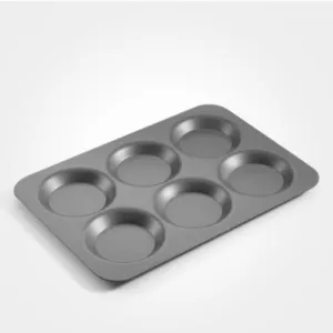 Samuel Groves Mermaid Hard Anodised Yorkshire Pudding Tray 6 Hole