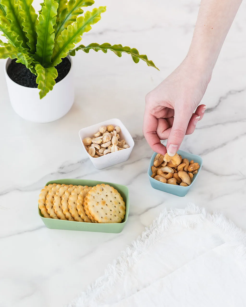 Silicone Baking Cups | Designer White | Bento