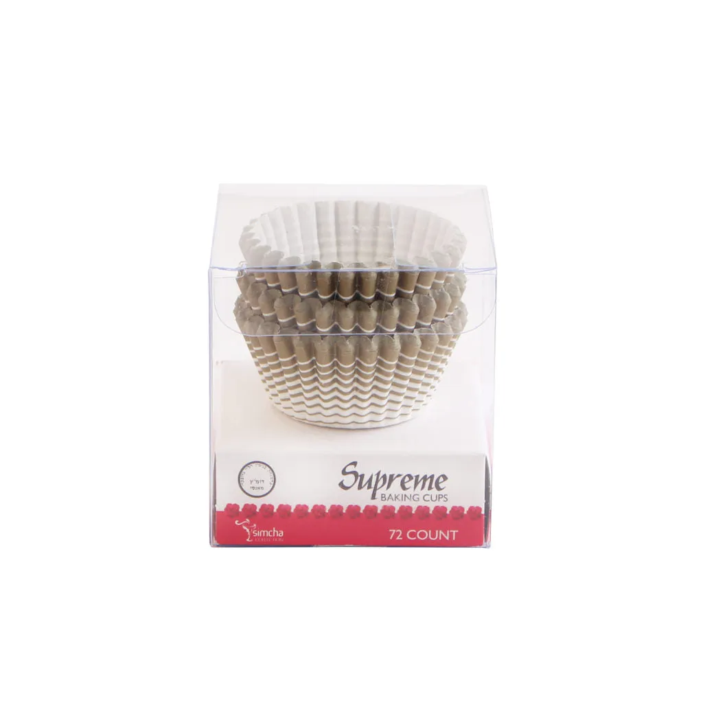 Simcha Collection Gold Supreme Baking Cups 72pc