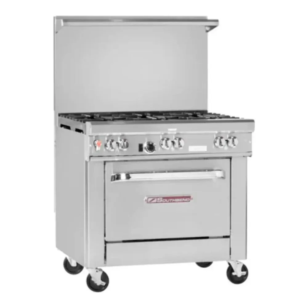 Southbend 436A-3G/T Ultimate Natural Gas Range 36" Manual Griddle 96000 BTU