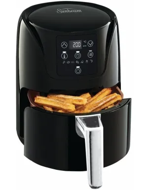 Sunbeam Digital Copper Infused DuraCeramic Air Fryer 4L Black AFP4100BK