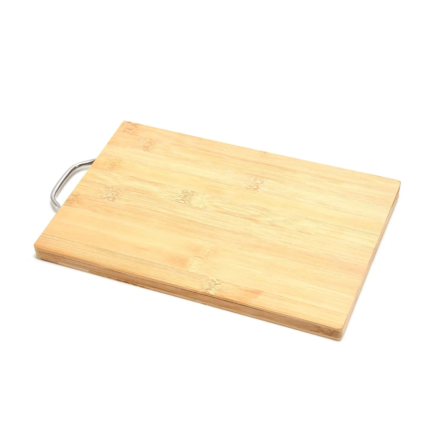 Thick Wooden Bamboo Kitchen Chopping Cutting Slicing Board with Holder for Fruits Vegetables Meat