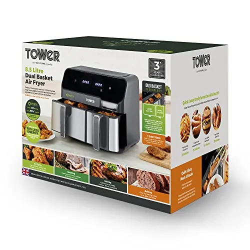 Tower Eco Dual Drawer Air Fryer (New)