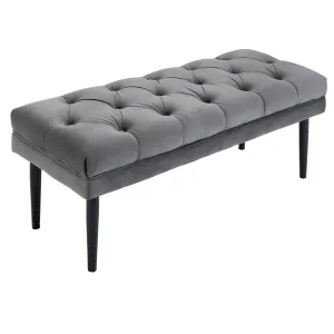 Velvet Bed End Bench