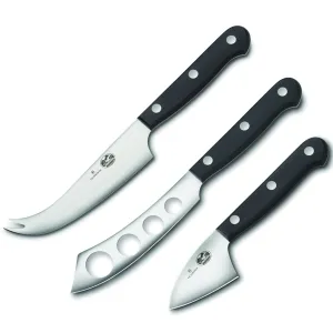 Victorinox Swiss Army 3-Piece Gourmet Cheese Knife Gift Set