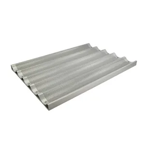 Winco ABPN-5 5 Slot Aluminum Baguette Pan