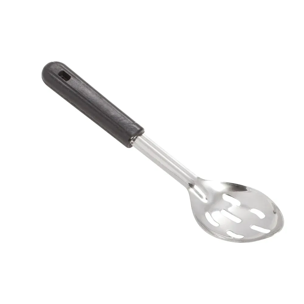 Winco BSSB-11 11" Slotted Basting Spoon, Bakelite Handle, Stainless Steel