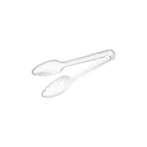 Winco CVST-6C 6" Clear Polycarbonate Serving Tong