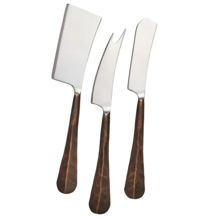 Woodbury Cheese Knife Set-Copper