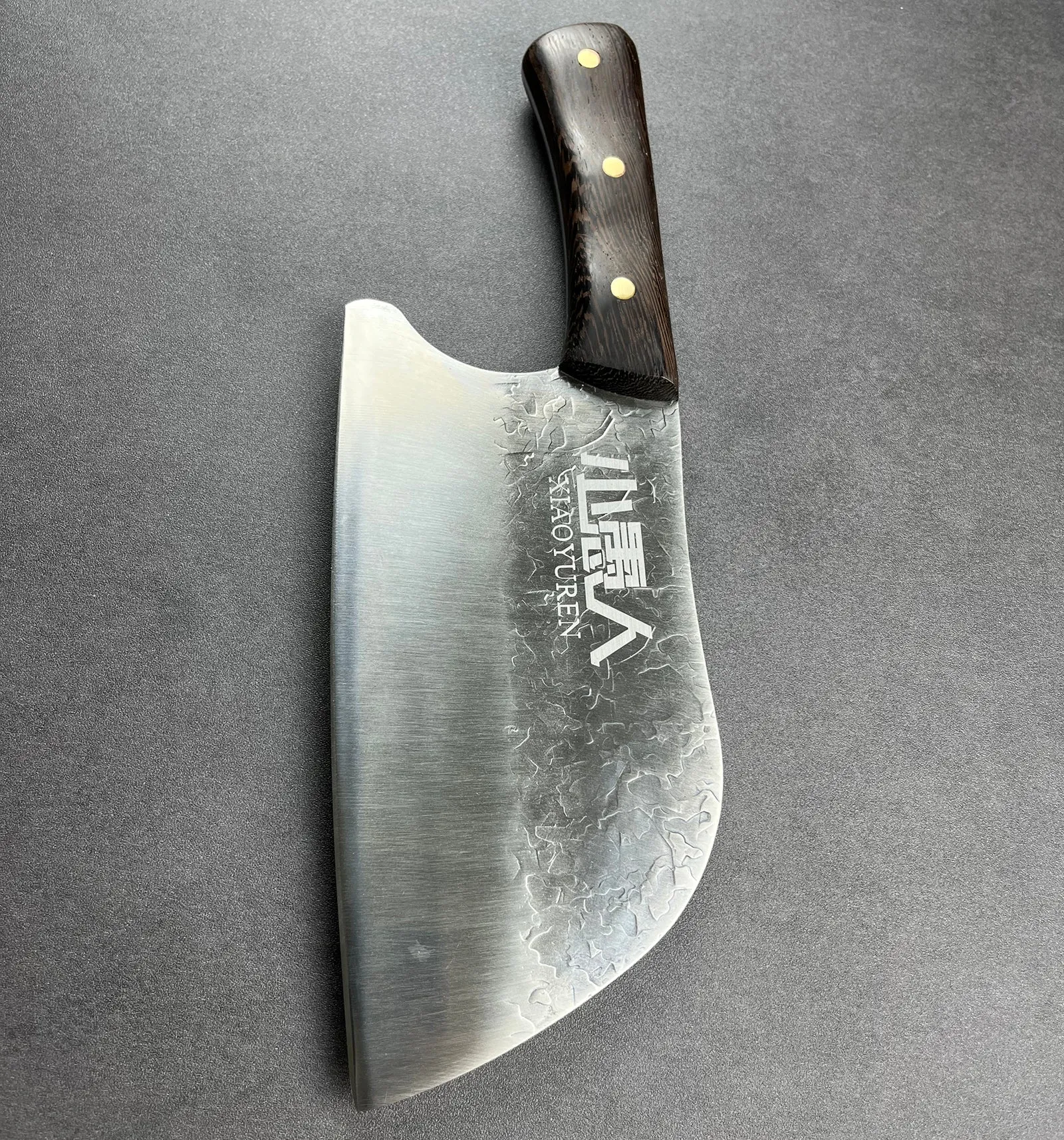 XIAOYUREN Cleavers, hand forged meat cleaver, heavy duty, high carbon steel meat cleaver