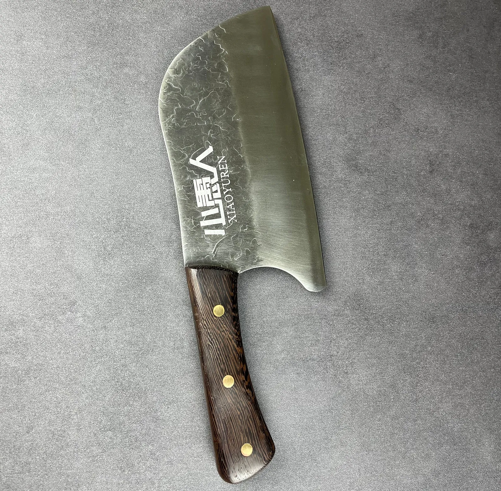 XIAOYUREN Cleavers, hand forged meat cleaver, heavy duty, high carbon steel meat cleaver