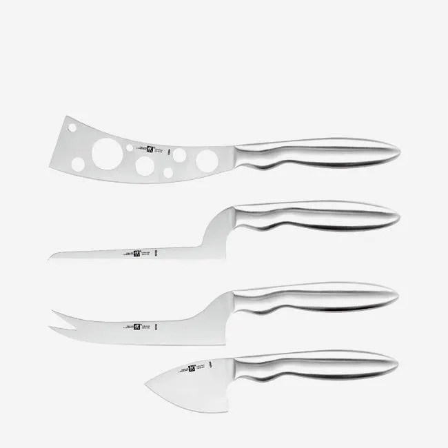 Zwilling | Twin Collection 4Pc Cheese Knife Set - Silver